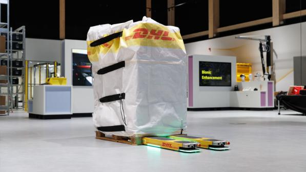 Ein Roboter im neuen DHL Innovation Center